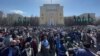Алматыдағы "Қытай экспансиясына" қарсы наразылық митингі. 27 наурыз, 2021 жыл.