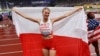 Марыя Жодзік пасьля заваяваньня срэбнага мэдаля чэмпіяната сьвету ў Токіё. 21 верасьня 2025