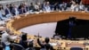 Members of the UN Security Council vote on a resolution by Russia and China to delay reimposition of sanctions on Iran. The resolution failed. 
