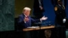 Дональд Трамп выступает на Генассамблее ООН в Нью-Йорке, 23 сентября 2025 года