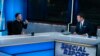 Прэзыдэнт Украіны Ўладзімір Зяленскі і журналіст Fox News Брэт Байер, Вашынгтон, 28 лютага 2025 