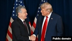 Шавкат Мирзиёев и Дональд Трамп. Фото с сайта президента Узбекистана