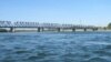 Трансграничный мост между Россией и Китаем на реке Амур