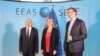 Isa Mustafa, Federica Mogherini i Aleksandar Vučić na prethodnoj rundi dijaloga Beograda i Prištine