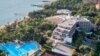 Turkey - Rixos hotel at Beldibi, and the Kazakhstan's ex-president Nursutan Nazarbayev's residence behind it. Photo from paks4you.ru. 
