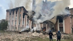 Славянская тепловая электростанция, поврежденная в ходе нападения на Украину в селе Николаевка Донецкой области, сентябрь 2022 года
