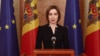 მოლდოვის პრეზიდენტი მაია სანდუ მიმართავს მოლდოველ ამომრჩეველს. 22 სექტემბერი, 2025 წელი