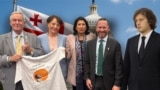 USA // Georgia -- Joe Wilson, Tina Khidasheli, Salome Zurabishvili, Irakli Kobakhidze