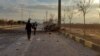 Иран мемлекеттік IRIB телеарнасының Мохсен Фахризаде өлтірілген орыннан түсірген кадры. 27 қараша, 2020 жыл. 